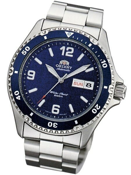 Scratch and Dent - Orient Blue Automatic Dive Watch with Bracelet #AA02002D