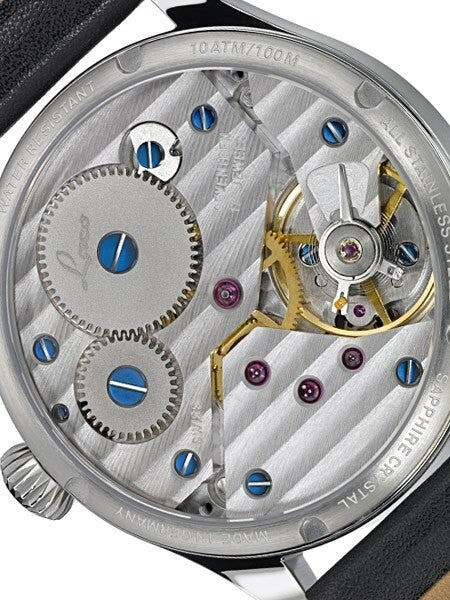 Laco Bremerhaven Manual Winding Navy Watch with AR Sapphire Crystal #862105