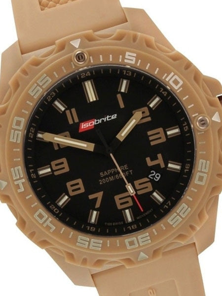 Armourlite Isobrite Tan Valor Watch with T-100 Tritium Illumination and Sapphire Crystal #ISO304