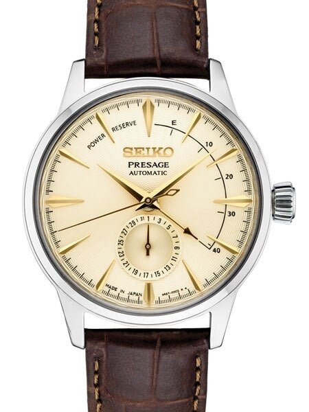 Seiko Presage Automatic Dress Watch with Power Reserve Indicator #SSA387