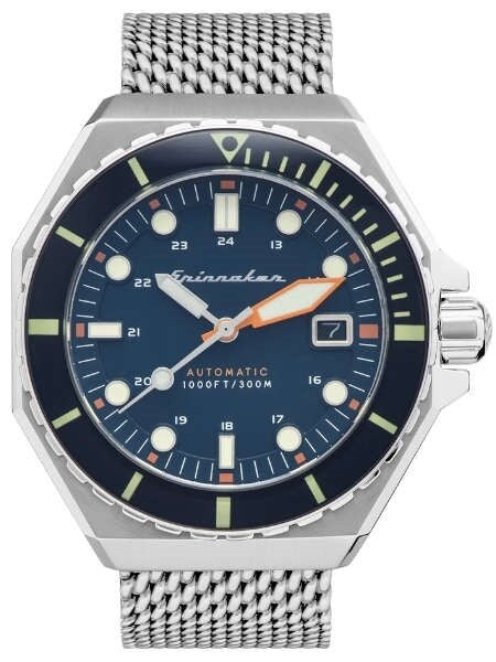 Spinnaker Dumas Automatic 300 Meter Dive Watch with Stainless Steel Mesh Bracelet #SP-5081-22