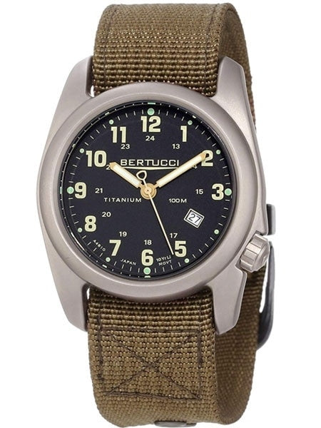 Bertucci A-2T Titanium Watch with 10-Year Lithium Battery #12700