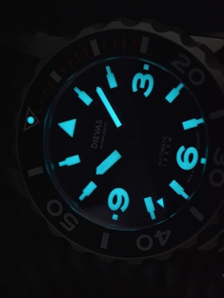 German Made Dievas Maya Dive Watch with 6Steel and Anti-Magnetic Design #Maya MK2