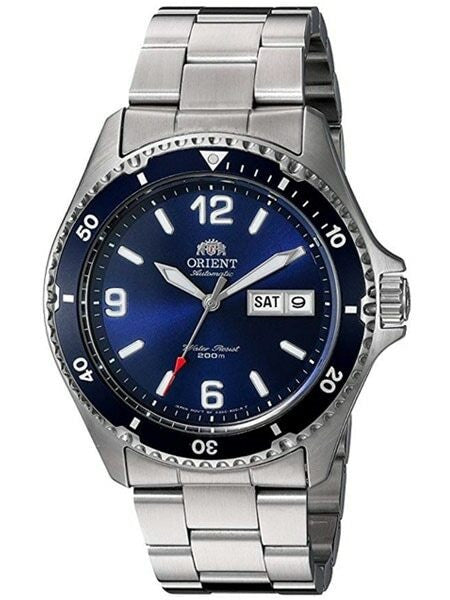 Scratch and Dent - Orient Blue Automatic Dive Watch with Bracelet #AA02002D