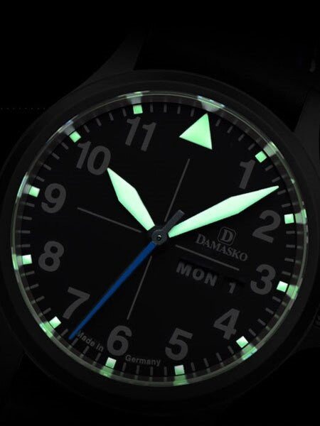Damasko Swiss ETA Automatic with a 40mm Black PVD Case, Black Dial #DA38BK