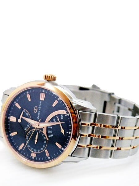 Orient Star Retrograde Day Watch with Date, Power Reserve, Sapphire Crystal #DE00004D