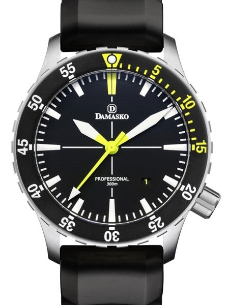 Damasko Swiss ETA Automatic 300 Meter Dive Watch with 43mm Submarine Steel Case #DSub1