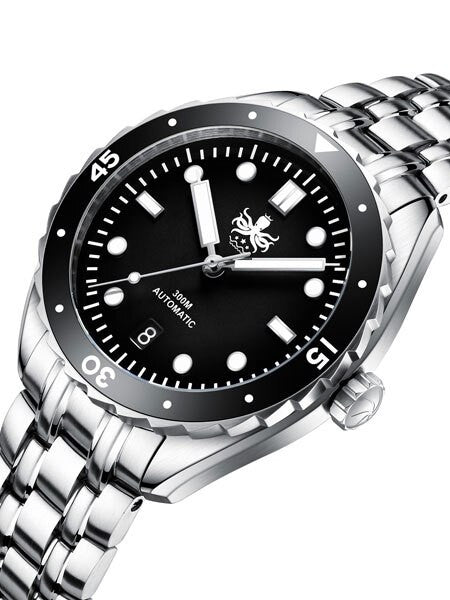 PHOIBOS Eagle Ray 300-Meter Automatic Dive Watch with Double Dome AR Sapphire Crystal #PY025C