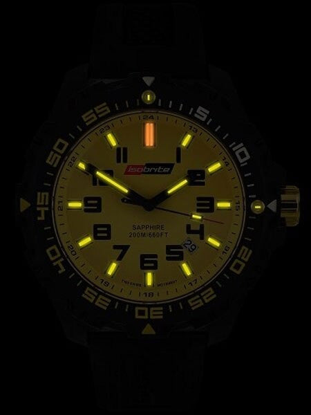 Armourlite Isobrite Yellow Dial Watch with T-100 Tritium Illumination and Sapphire Crystal #ISO303