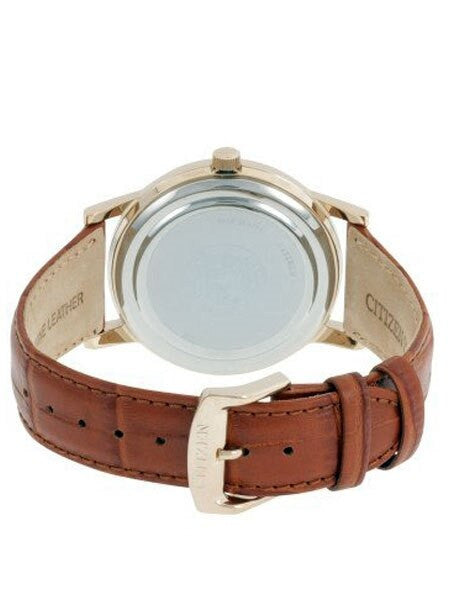 Citizen Rose Goldtone 42mm Eco-Drive Watch with Day-Date Sub-Dials #AO9003-08E