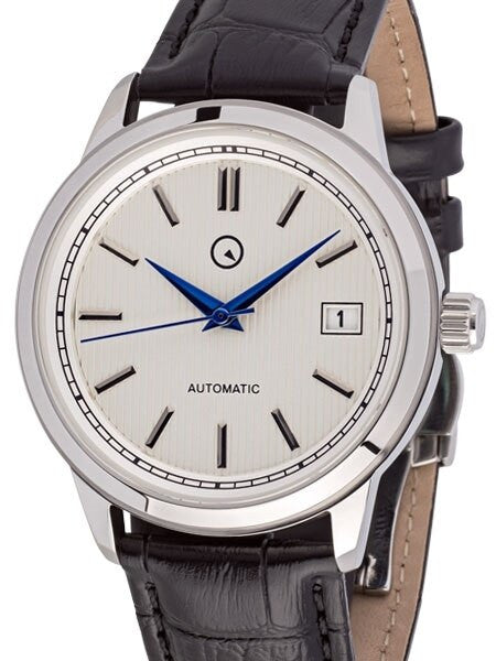 Islander Automatic Dress Watch with Pinstripe White Dial, AR Sapphire Crystal #ISL-32