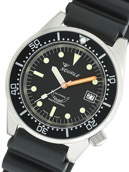 Scratch and Dent - Squale 500 Meter Swiss Automatic Dive Watch with Matte Finish Case #1521-026-matte