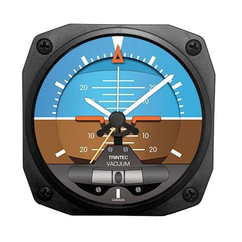 Trintec 3.5 Inch Aviation Instrument Shaped Quartz Alarm Clock #DM23