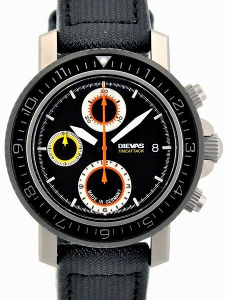New! German Made Dievas TimeAttack Racing Inspired Chronograph Watch