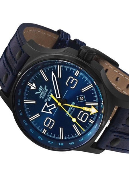 Vostok-Europe Expedition North Pole Quartz GMT Dual-Time Watch #595C503
