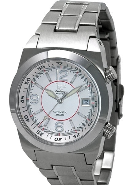 Lew and Huey 200 Meter Dual Crown Automatic Dive Watch with Strap and Bracelet #Acionna-SR