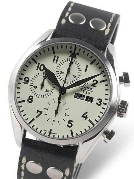 Laco Havanna Valjoux 7750 Swiss Automatic Chronograph with Fully Luminous Dial #861892