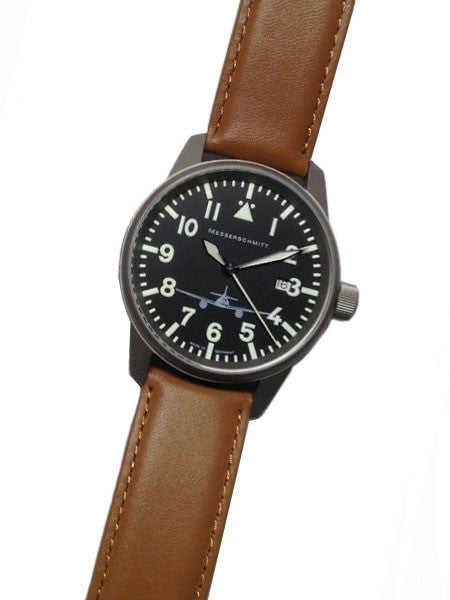 Messerschmitt 41mm Light Weight Titanium Case Pilot's Watch #ME262M