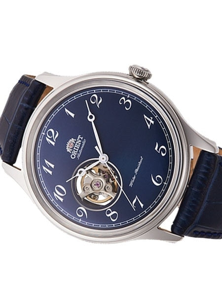 Orient Envoy Version 2 Open-Heart Automatic Watch with Leather Strap #RA-AG0015L10A