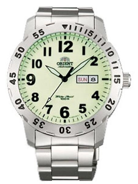 Orient 21-Jewel Automatic Aviator Watch with Luminous Dial #FEM7A006R