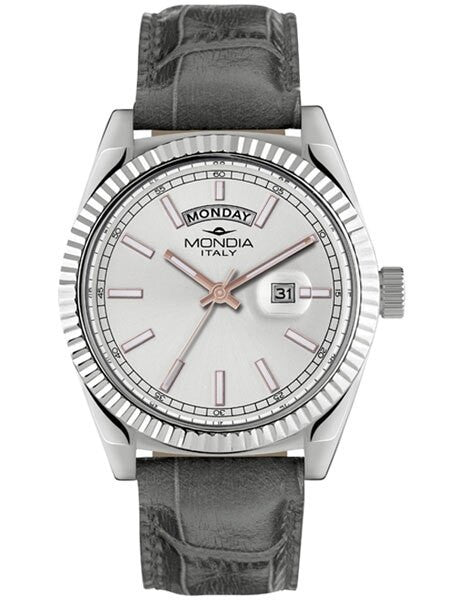 Mondia Madison Quartz Dress Watch with Silver Dial #MI756SS-07SL-CP