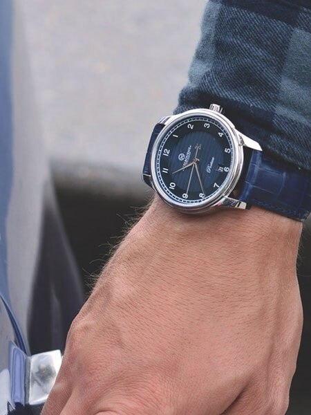 Melbourne Portsea Heritage Automatic Watch with Blue Dial, Sapphire Crystal #PS.40.A.3HD.05