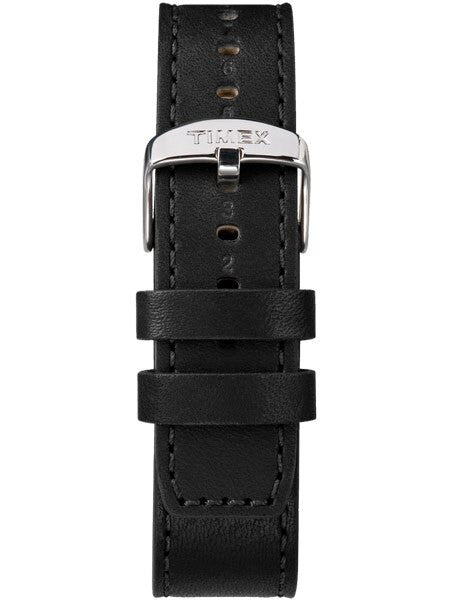 Timex 43mm Allied Three GMT Quartz Watch with Black Dial and INDIGLO Night-Light #TW2R43600VQ