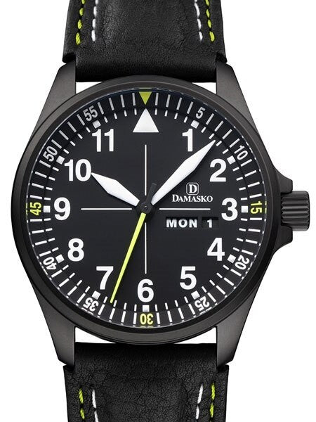 Damasko Swiss ETA Automatic with a 41.8mm Black Ion Stainless Steel Case #DA363BK