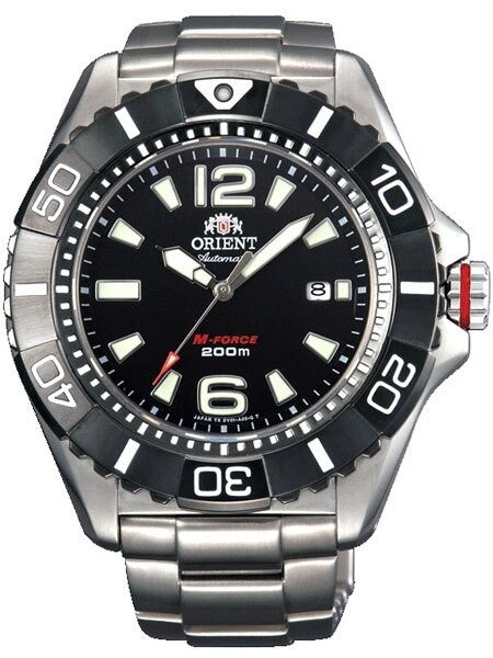 Orient 47mm M-Force 22-Jewel Automatic Titanium Dive Watch with Sapphire Crystal #DV01001B