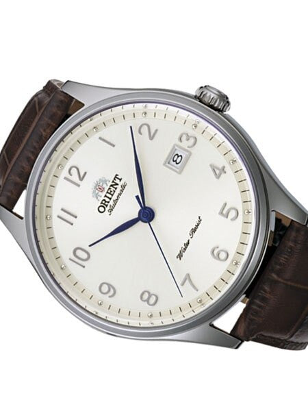 Orient Duke Automatic Watch with Beige Dial, Sapphire Crystal, Stainless Steel Case #ER2J004S