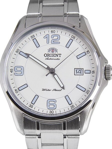 Orient 42mm Sentinel Automatic Watch with White Dial and Stainless Steel Bracelet #ER2D008W