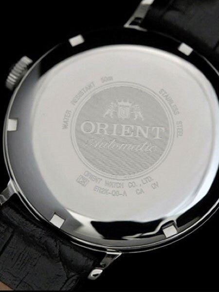 Orient Soma Automatic Dress Watch with White Dial and Stainless Steel Case #ER2K004W