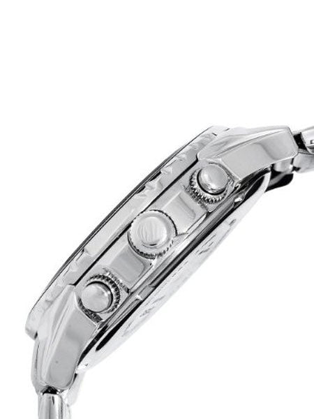Casio Slide Rule Bezel Analog Chronograph Watch, Stainless Steel Bracelet #MTP-4500D-1AV