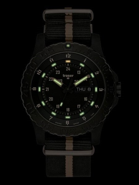 Traser Sand Military Watch with 45mm Case and Sapphire Crystal #100232