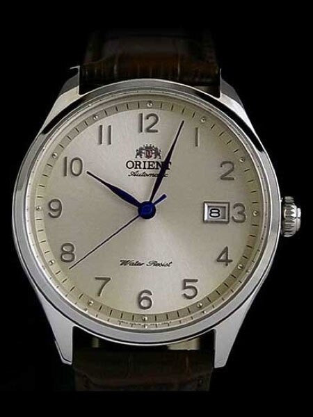 Orient Duke Automatic Watch with Beige Dial, Sapphire Crystal, Stainless Steel Case #ER2J004S