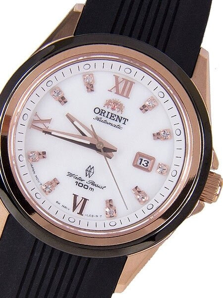 Orient GEM Women's Automatic Watch with Sapphire Crystal and Sparkling Crystals on the Dial #NR1V002W