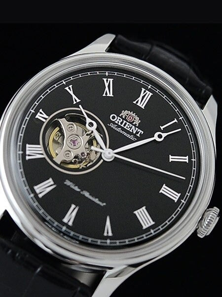 Orient Envoy Open-Heart Automatic Watch with Leather Strap #AG00003B