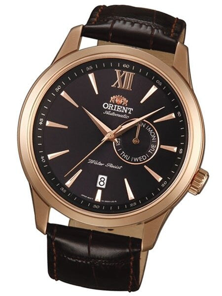 Orient Java 21-Jewel Automatic Rose Goldtone Watch with Day and Datel #ES00004B