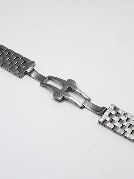 N.B. Yaeger Brushed Finish Solid Link Bracelet #NBY-Bracelet-SS (20mm)