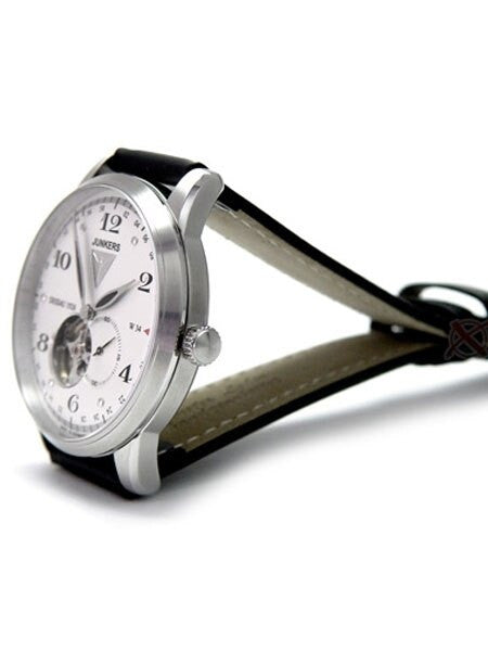 Junkers Dessau 1926 Flatline Automatic, Open-Heart Dress Watch #6360-4