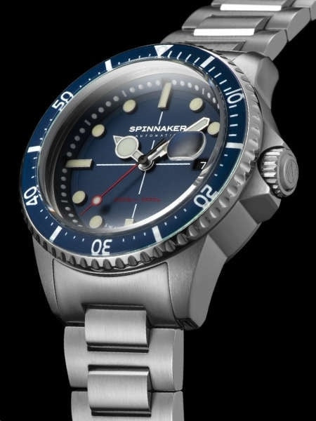 Spinnaker Blue Tesei Mille Metri 1000-Meter Swiss Automatic Dive Watch #SP-5090-22