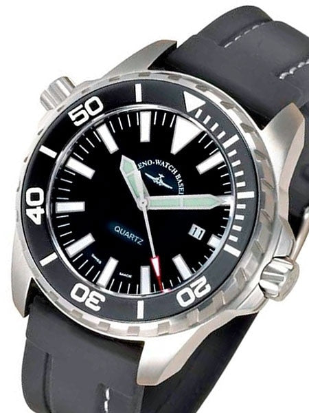 Zeno 500 Meter Pro Dive Watch with Black Dial and Swiss Quartz Movement #6603Q-a1