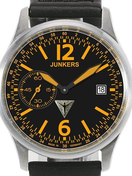 Junkers G-38 World Flight Records Hand Wind Titanium Watch #6238-5