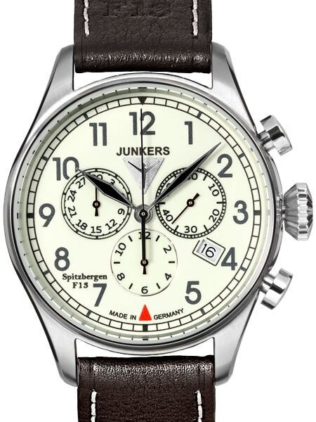Junkers Spitzbergen F13 Chronograph with Fully Luminous Dial #6186-5