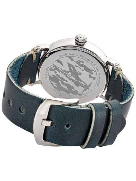 Brillier 43mm Airborne Automatic Watch with Horween Leather Strap #BR-01