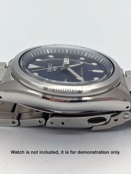 Double-Dome Sapphire Crystal to replace OEM Hardlex on 2020 Seiko 5 Watches #S540-DD