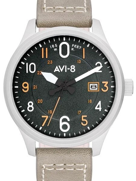 AVI-8 Hawker Hurricane Aviator Watch with Altimeter Style Dial #AV-4053-0G
