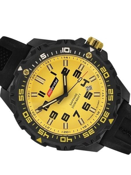 Armourlite Isobrite Yellow Dial Watch with T-100 Tritium Illumination and Sapphire Crystal #ISO303