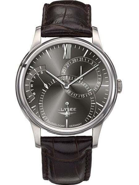 Elysee 44mm Quentin Quartz Dress Watch with Day and Date Dials #24115