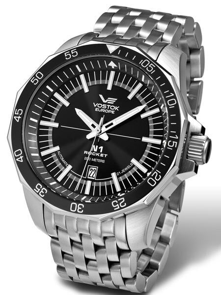 Vostok-Europe N1 Rocket Russian Automatic Dive Watch with Bracelet 2255146B